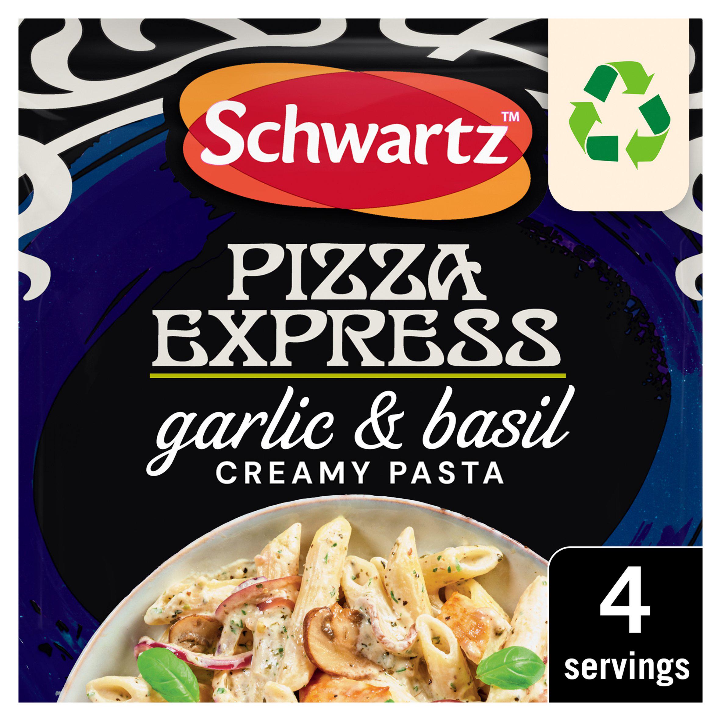 Schwartz Pizza Express Garlic & Basil Creamy Pasta Mix 35g (British brand)