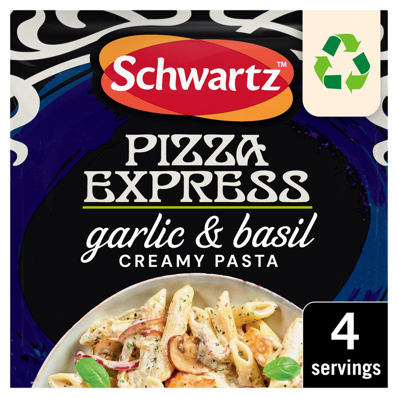Schwartz Pizza Express Garlic & Basil Creamy Pasta Mix 35g (British brand)