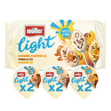 Muller fat free yogurt with chocolate sprinkles 6x140g, imported from the UK
