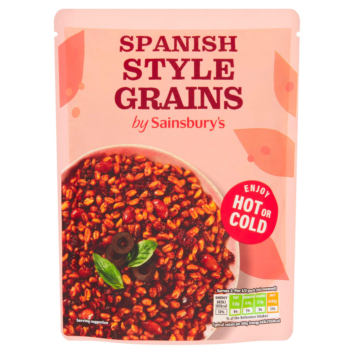 Sainsbury's Spanish Style Grains 250g, UK version