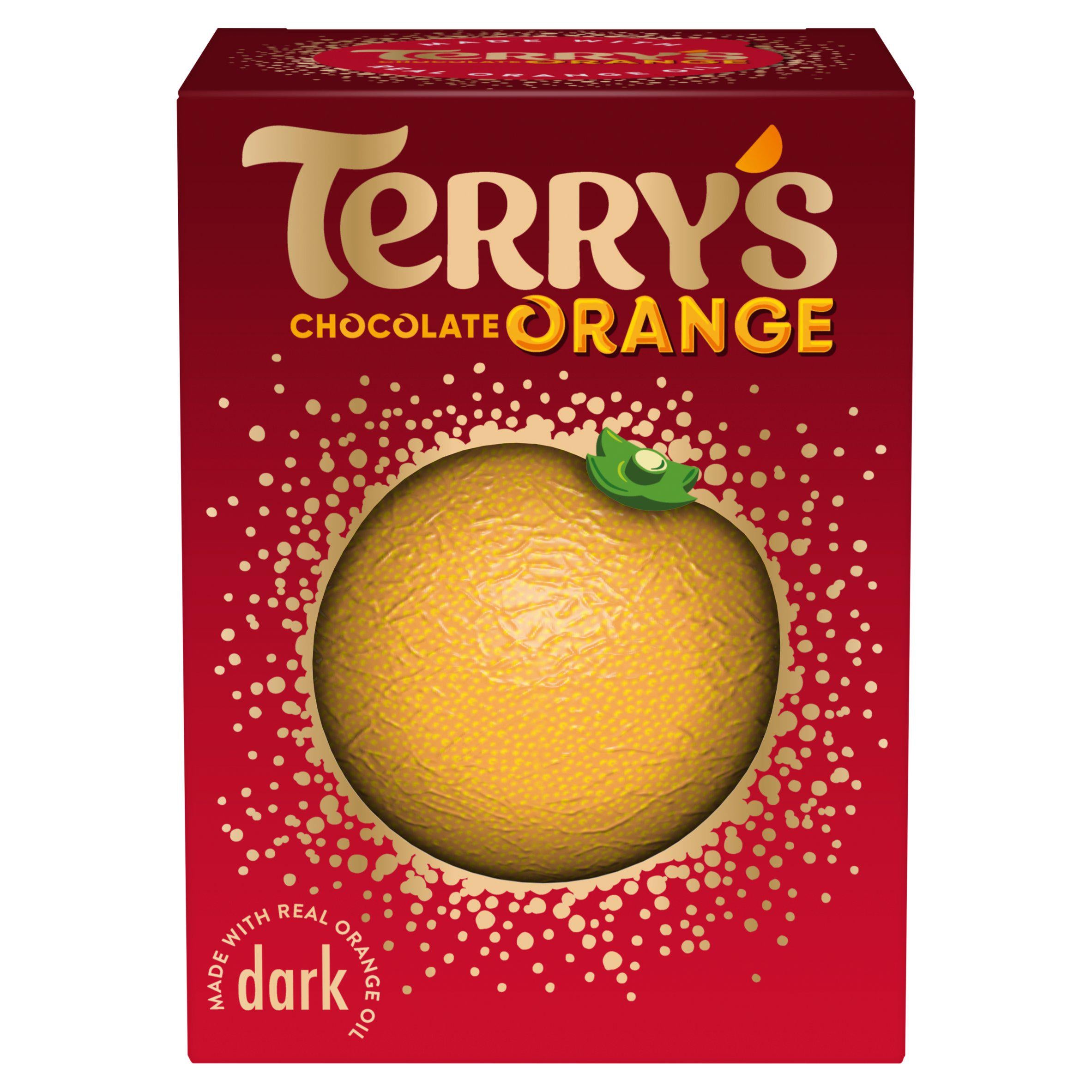 Terry's dark chocolate orange ball 145g, imported from the UK