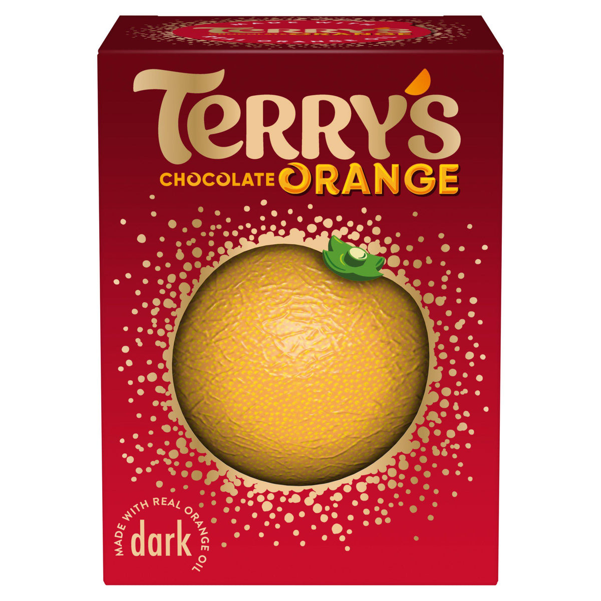 Terry's dark chocolate orange ball 145g, imported from the UK