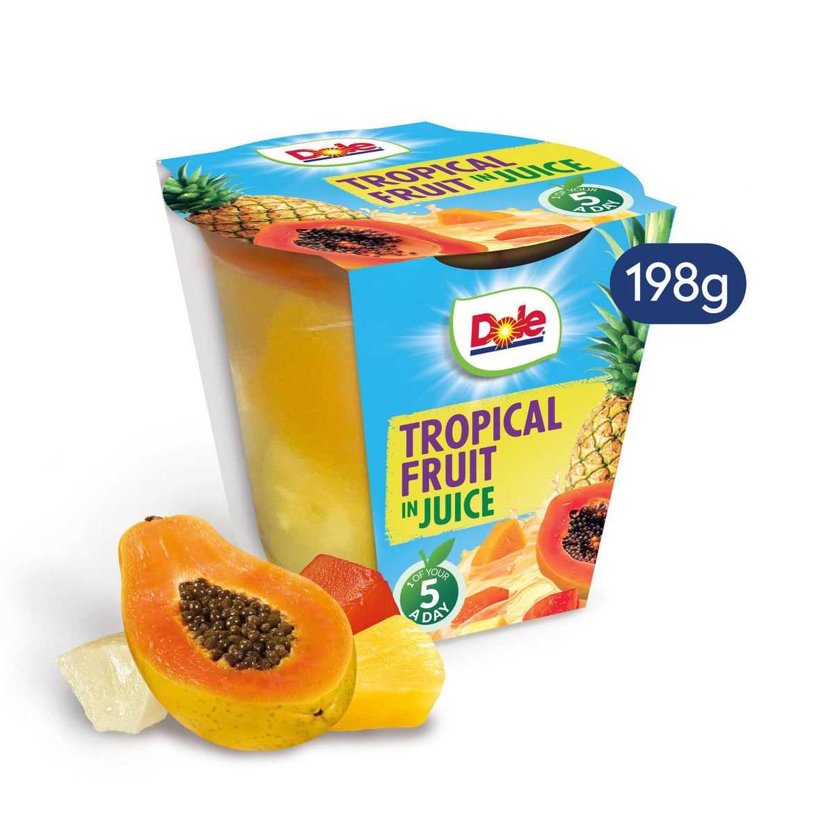 Dole Tropical Fruit in Juice 198g - British product