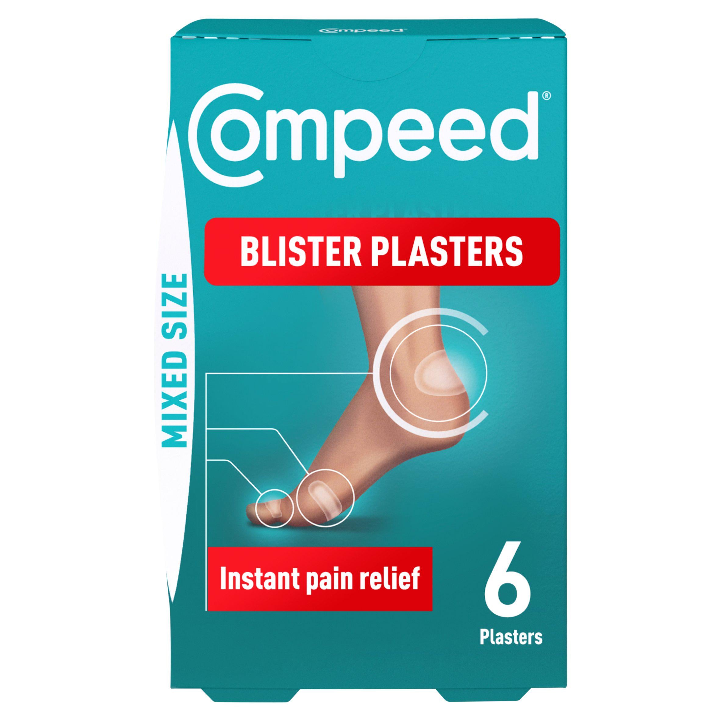 Compeed blister plasters mix pack 6 count - British product