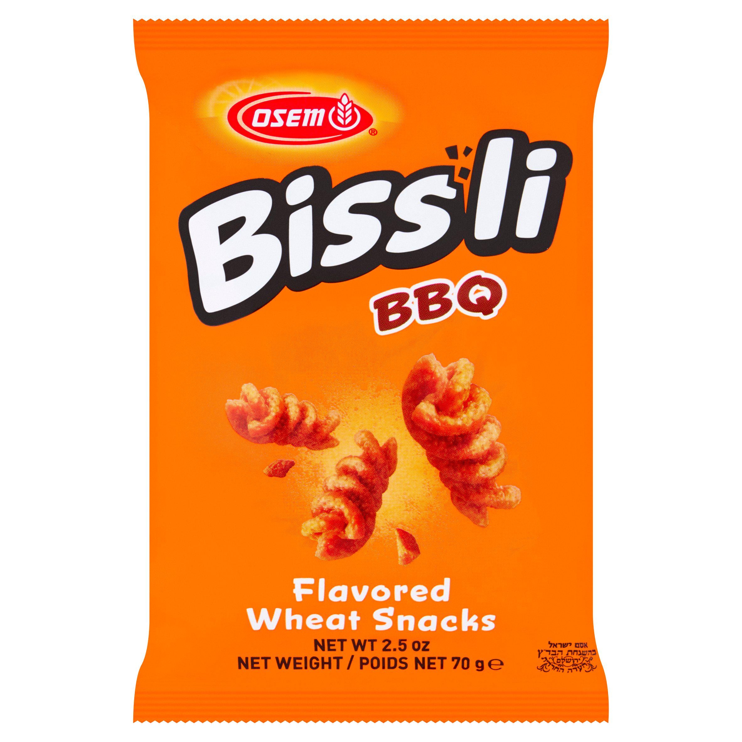 Osem Barbecue wheat snacks 70g, imported from the UK