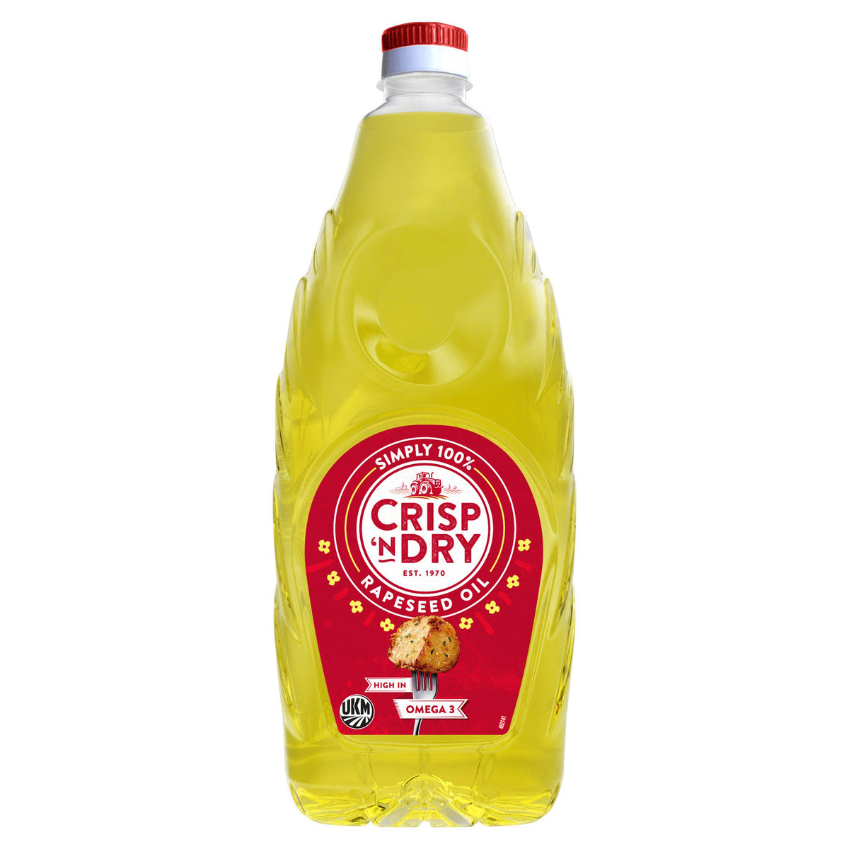 Crisp N Dry Rapeseed Oil 2 Litre Bottle - British product
