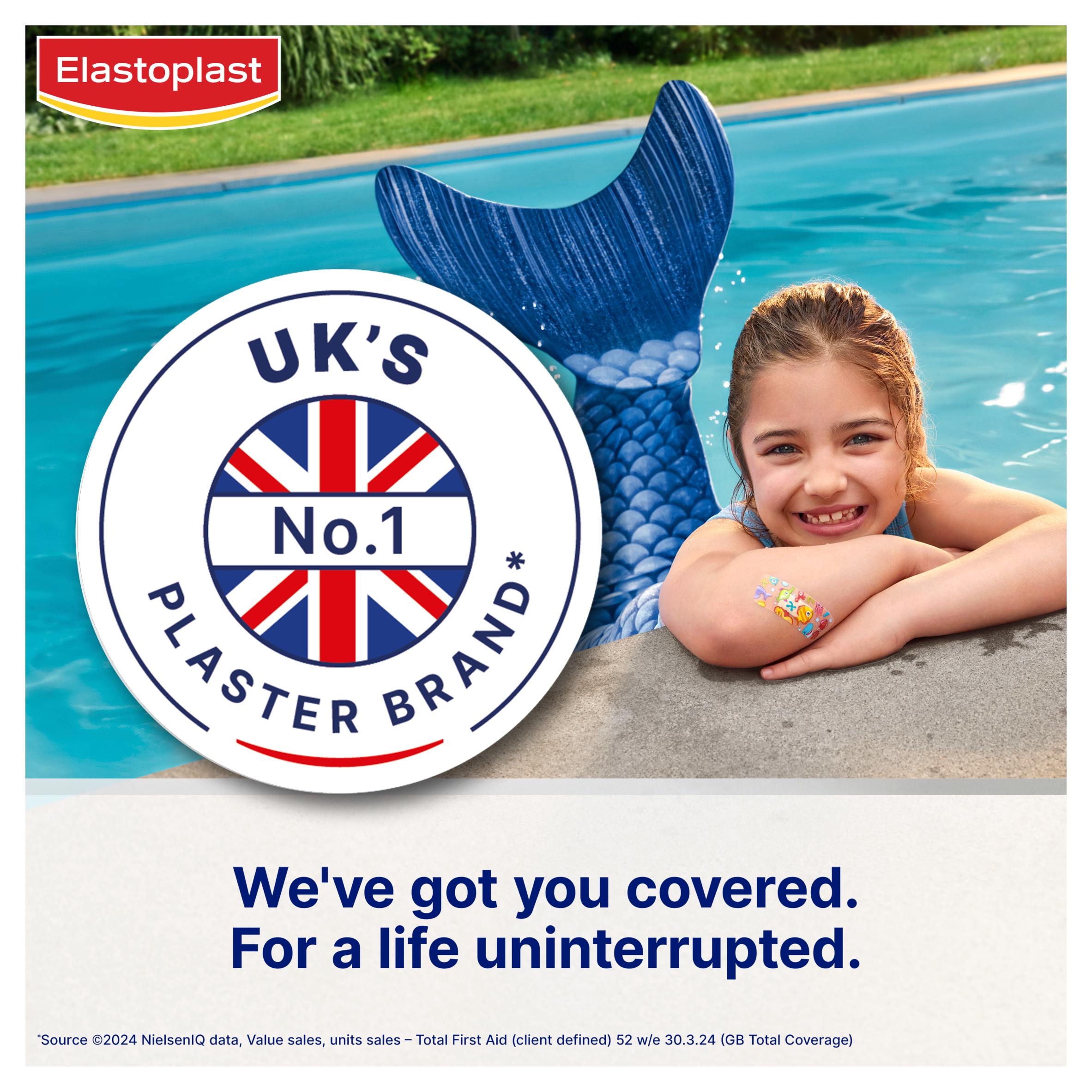 Elastoplast Aqua Protect Kids Plasters Marine Themed 20 strips - British product