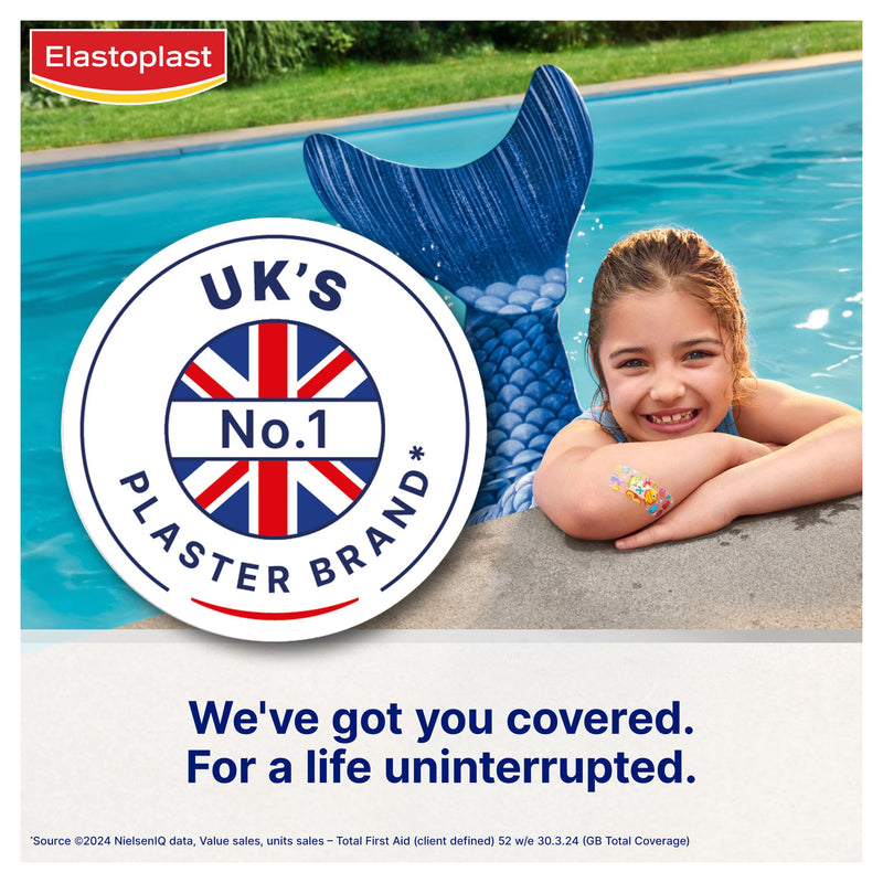 Elastoplast Aqua Protect Kids Plasters Marine Themed 20 strips - British product