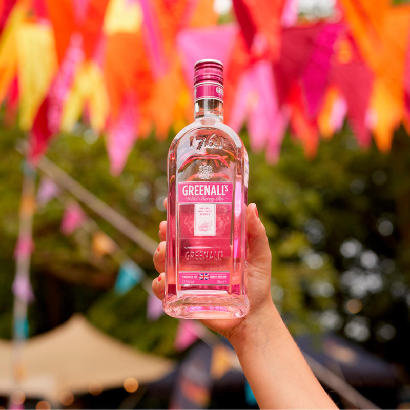 Greenall's Wild Berry pink gin 70cl - British product
