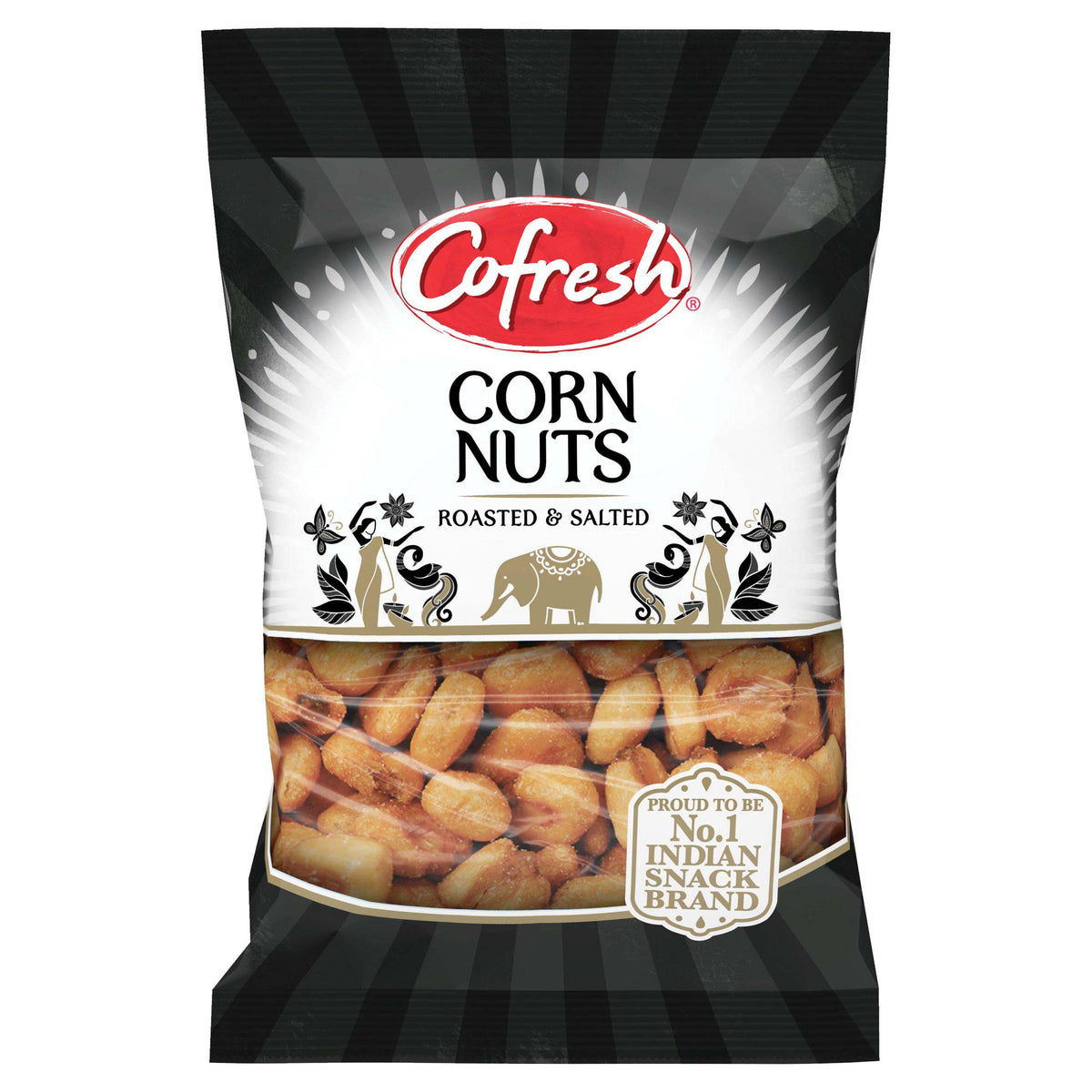 Cofresh salted roasted corn nuts 175g, UK version
