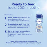 Aptamil baby formula first infant milk 12x200ml, UK version