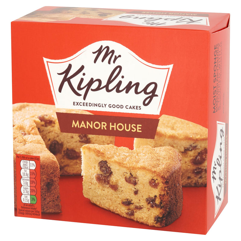 Mr Kipling Manor House cake 390g, imported from the UK