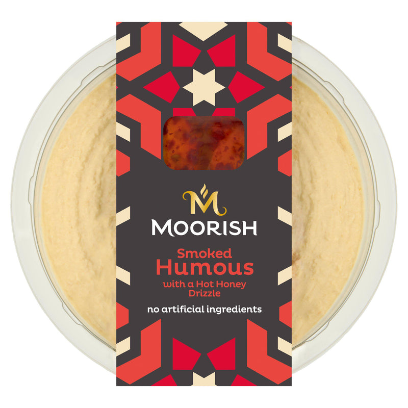 Moorish hot honey drizzle smoked humous 170g, UK version