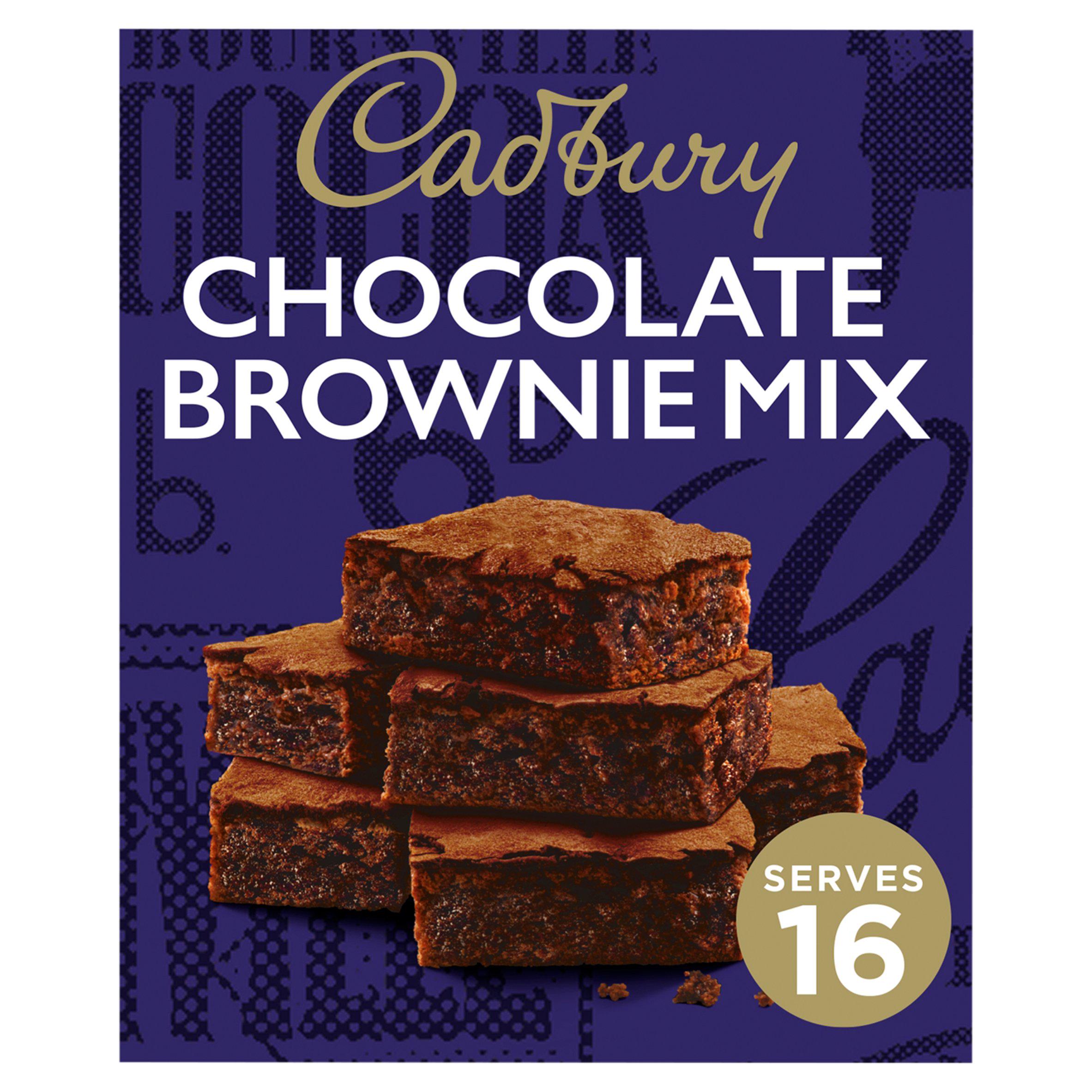 Cadbury chocolate brownie mix 350g, imported from the UK
