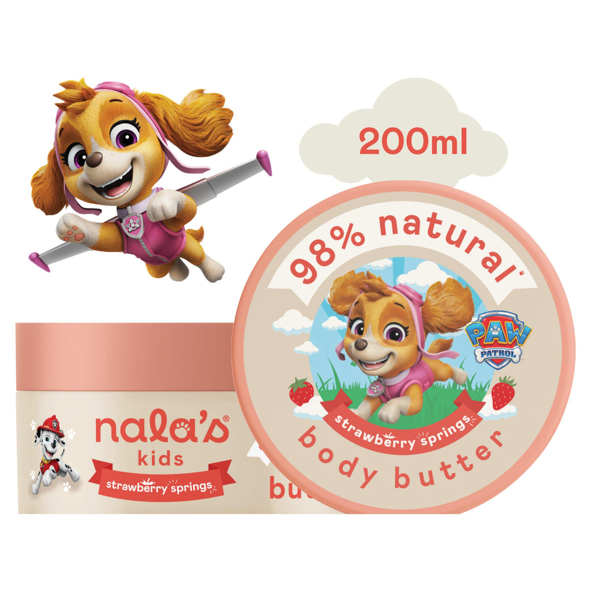 Nala's Kids Paw Patrol body butter 200ml - British product