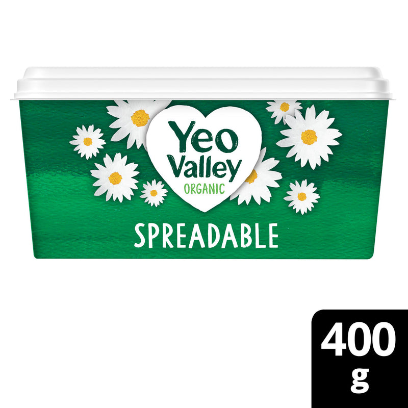 Yeo Valley organic spreadable blend 400g, imported from the UK