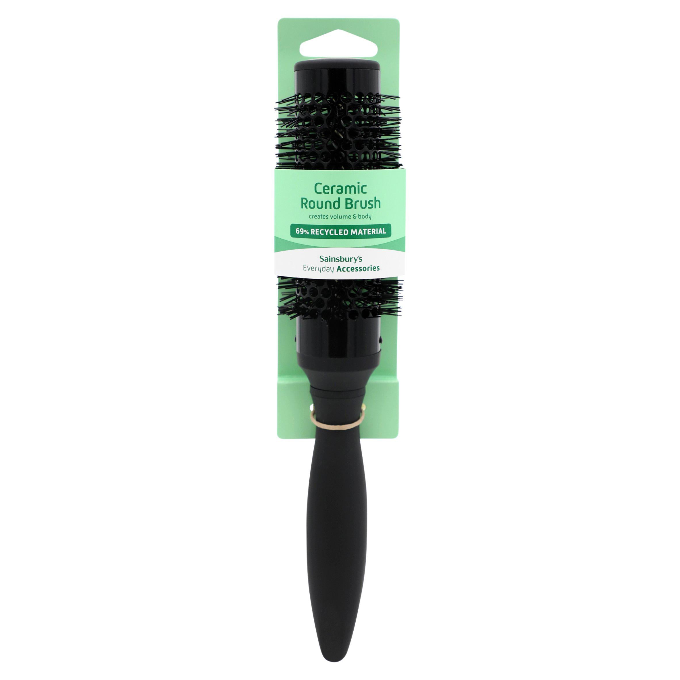 Sainsbury's ceramic round hair brush (British brand)
