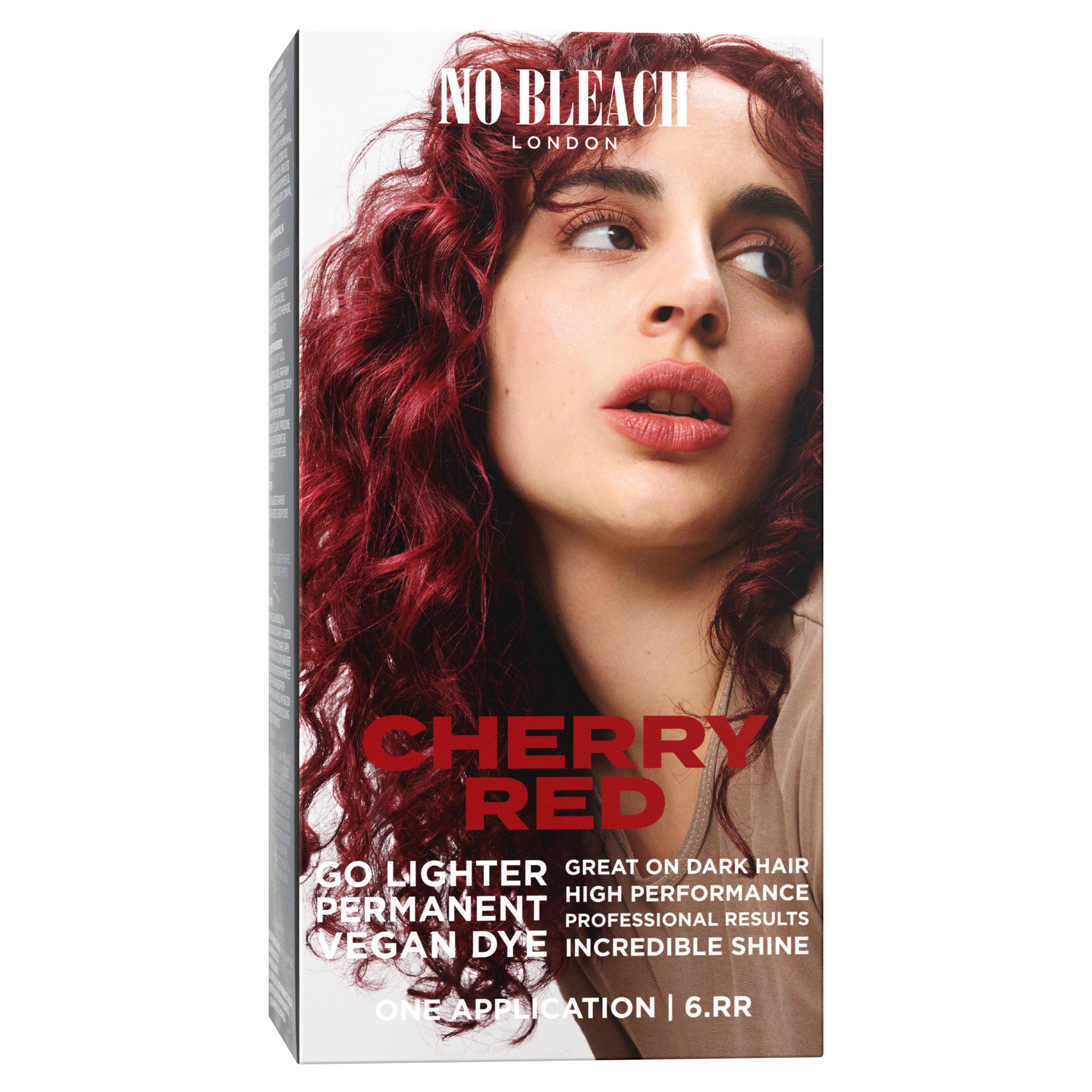 Bleach London Cherry Red permanent vegan hair dye 6.RR, UK version