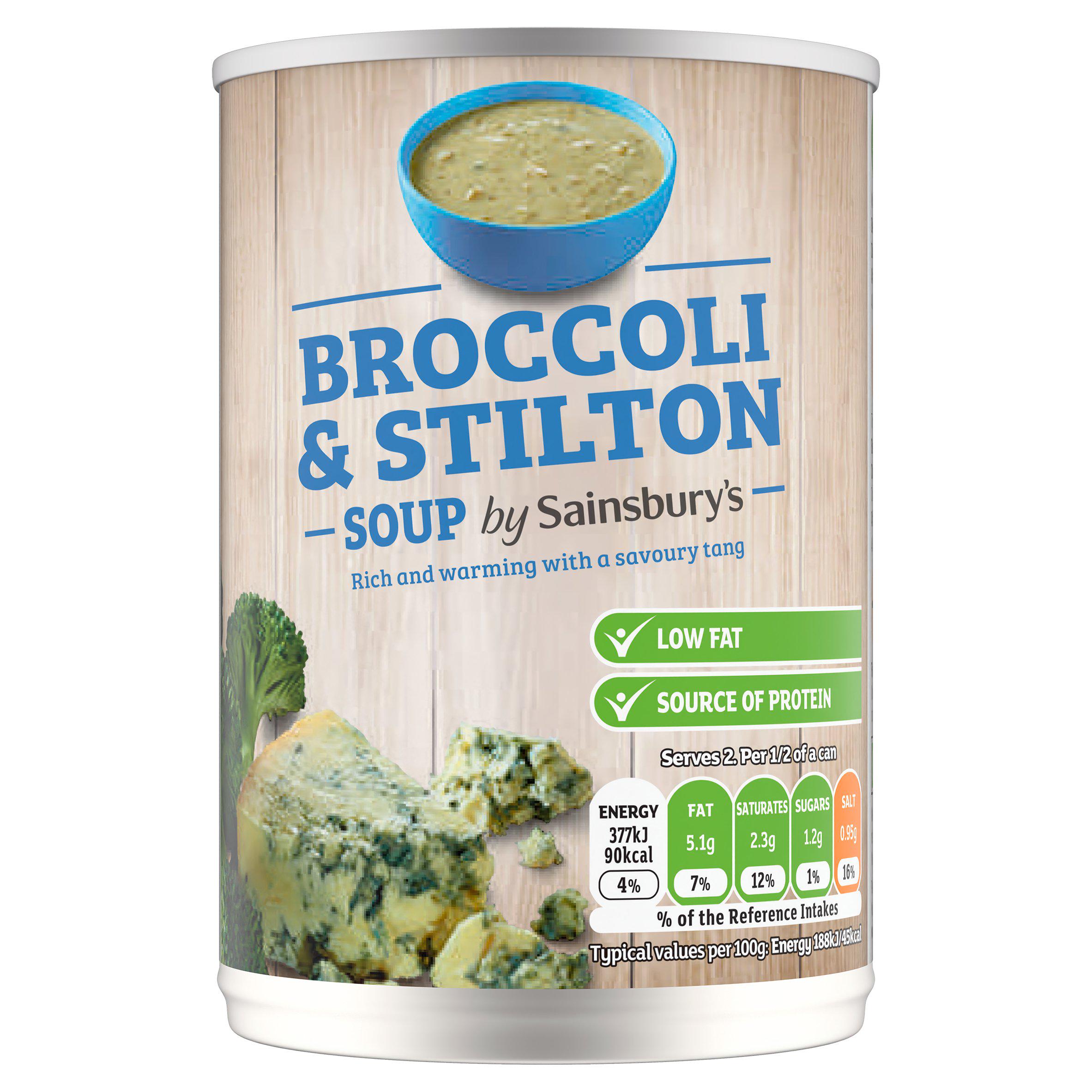 Sainsbury's Broccoli & Stilton Soup 400g (British brand)