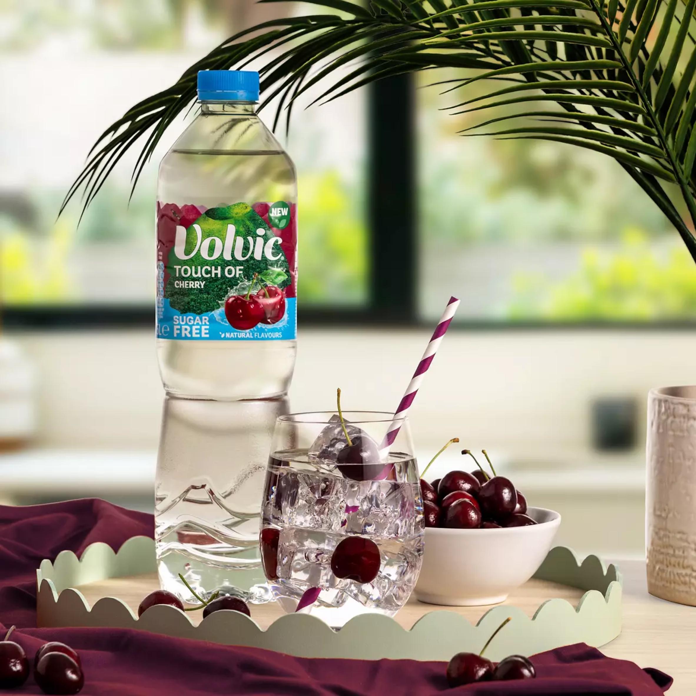 Volvic flavoured water Sugar Free Cherry 1.5L - British product