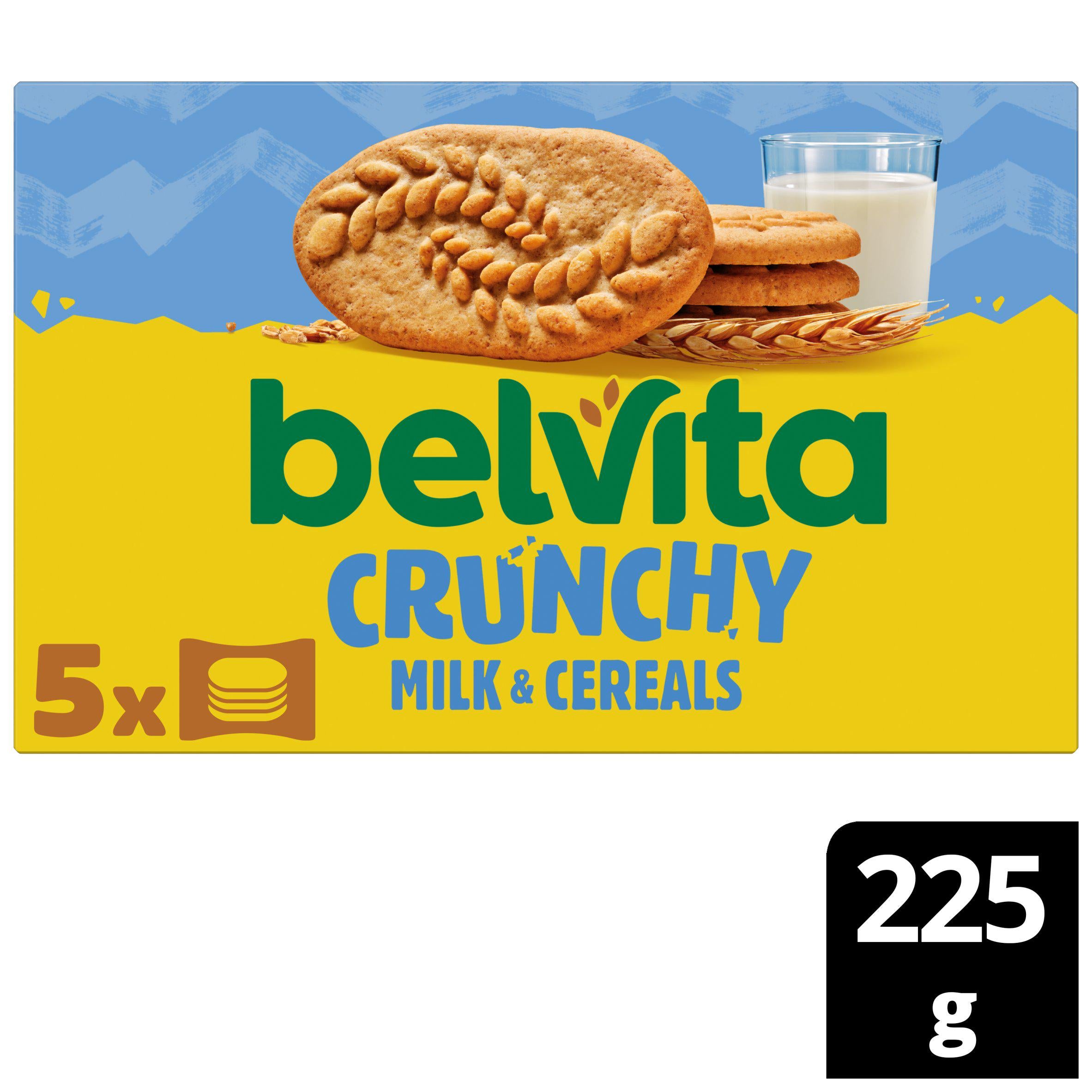 Belvita milk & cereal breakfast bars 5x45g (British brand)