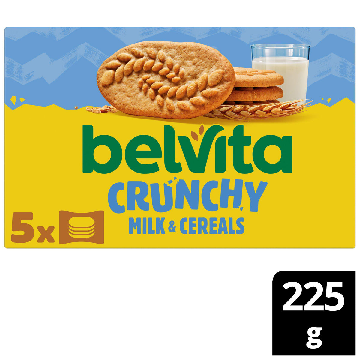 Belvita milk & cereal breakfast bars 5x45g (British brand)