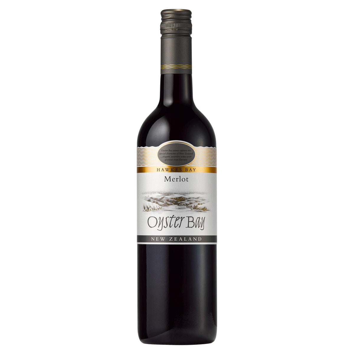 Oyster Bay Merlot red wine 75cl, UK version