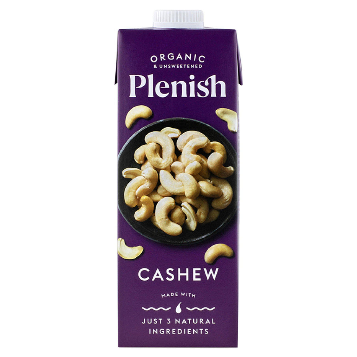 Plenish organic cashew drink long life 1L, UK version