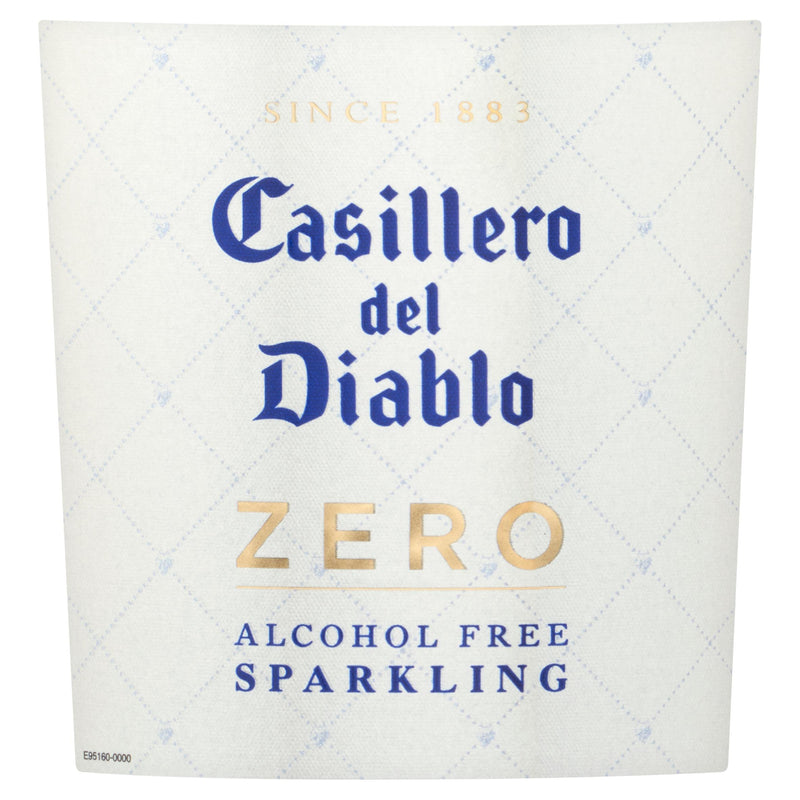 Casillero Del Diablo Zero sparkling wine 75cl, UK version