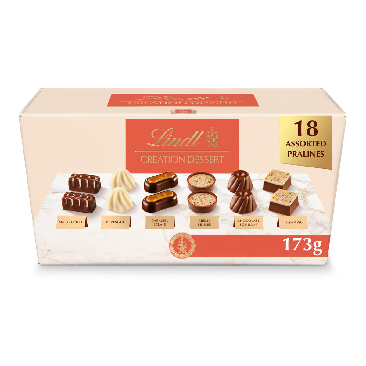 Lindt Creation Dessert assorted chocolate box 173g, imported from the UK