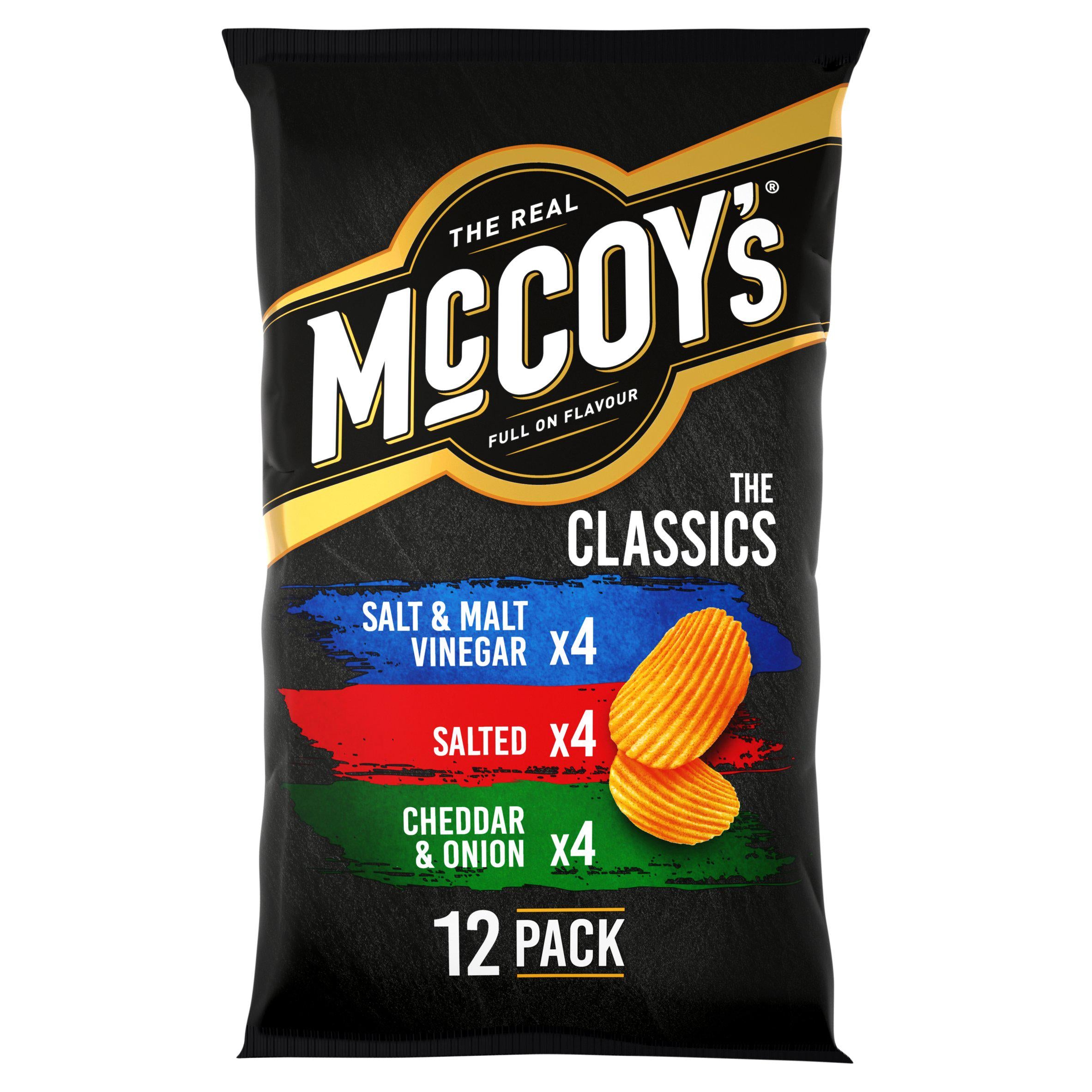 McCoy's Classic Variety Multipack Crisps x12