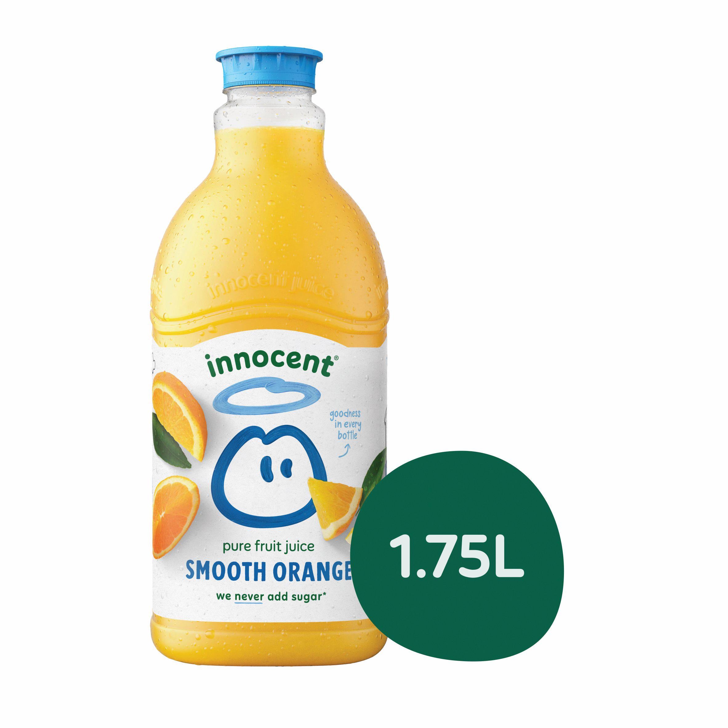 Innocent pure orange juice smooth 1.75L, imported from the UK