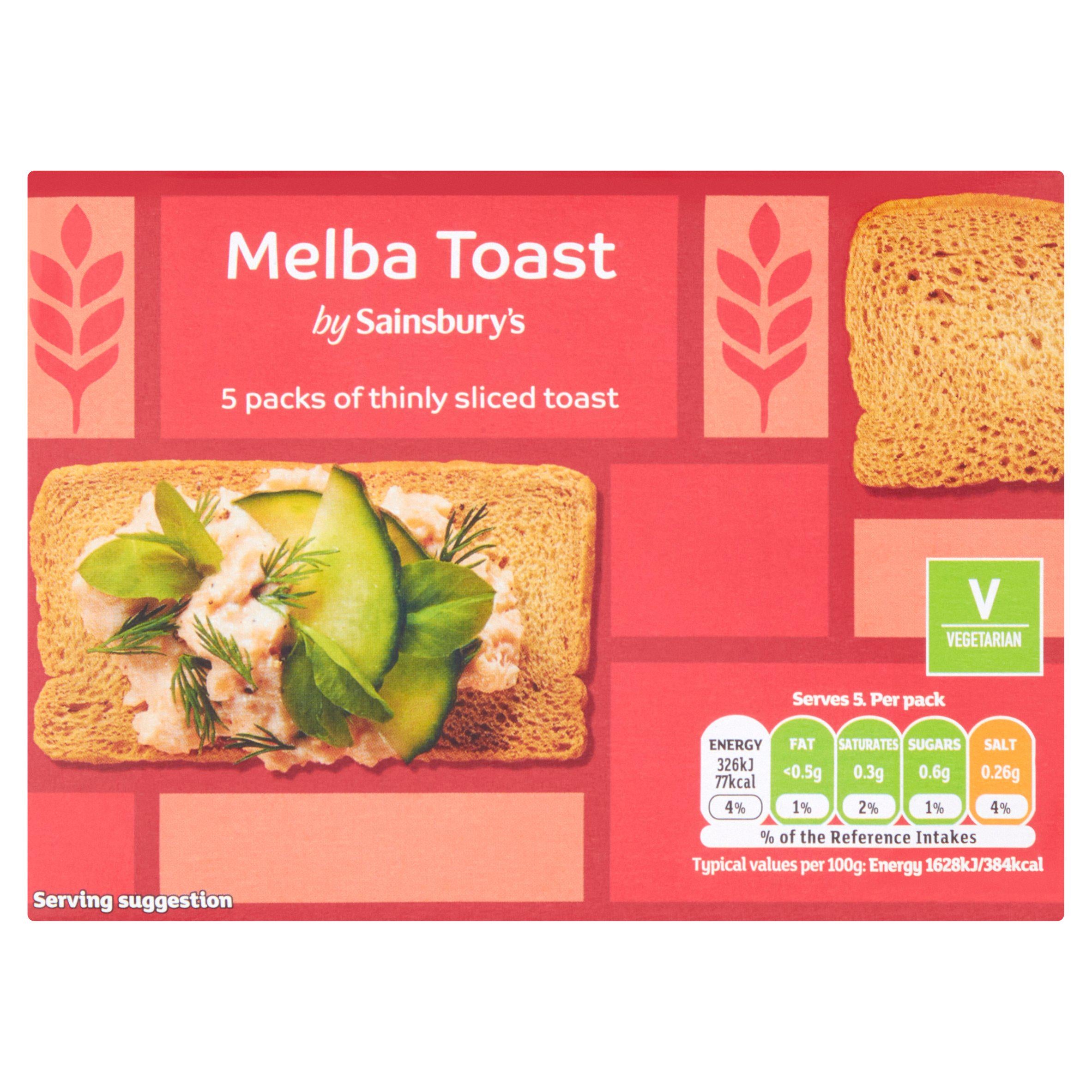 Sainsbury's Melba Toast 100g GOODS Sainsburys   