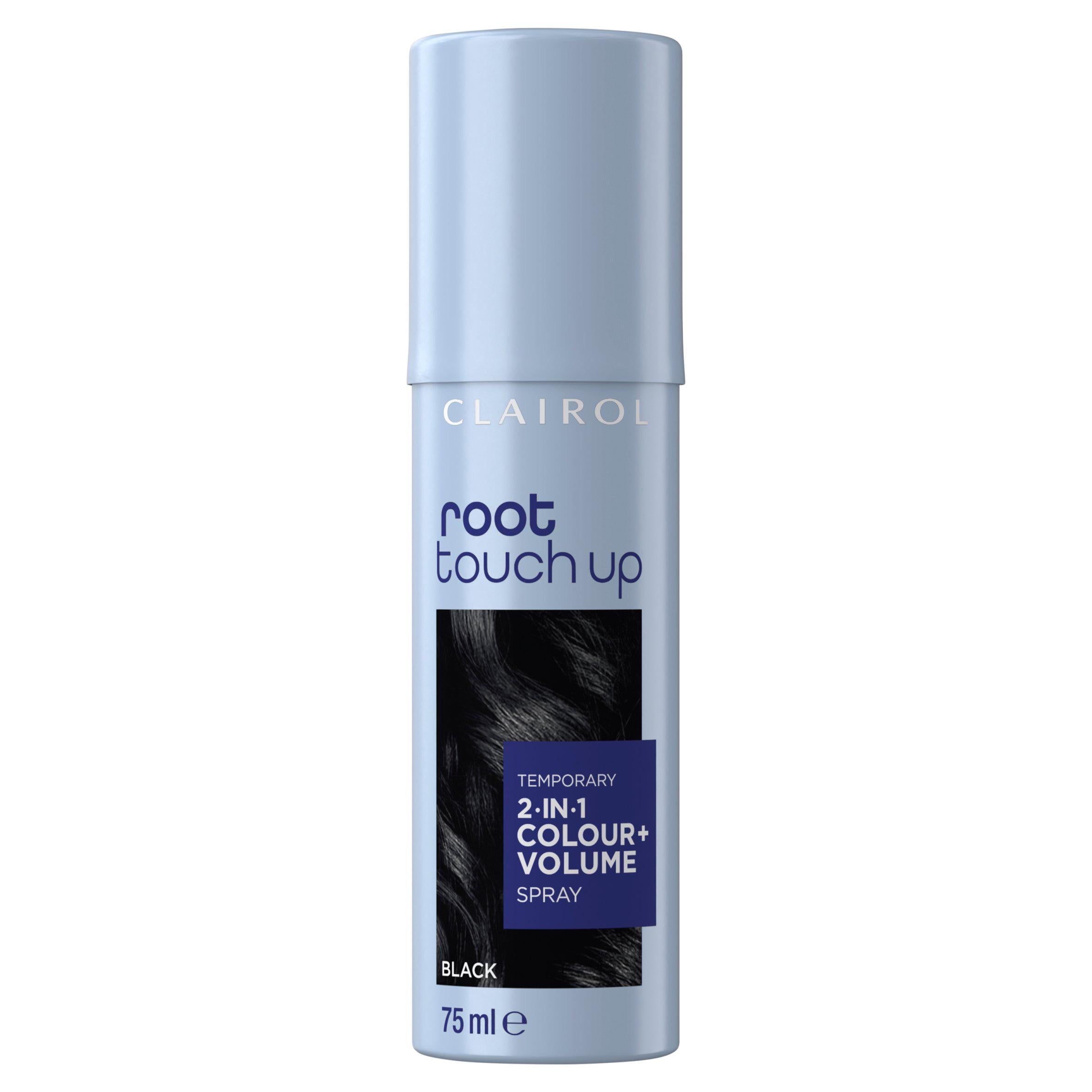 Clairol Root Touch-Up black temporary spray 75ml (British brand)