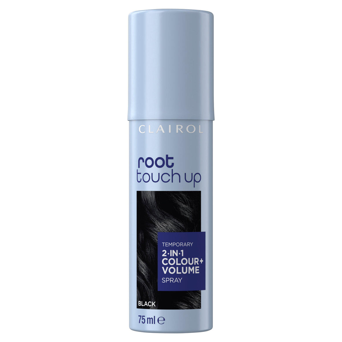 Clairol Root Touch-Up black temporary spray 75ml (British brand)