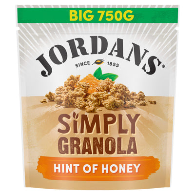 Sainsburys Jordans Simply Granola with a Hint of Honey Breakfast Cereal 750g- Buy online at McGrocer