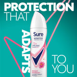 Sure antiperspirant deodorant Bright Bouquet 150ml - British product