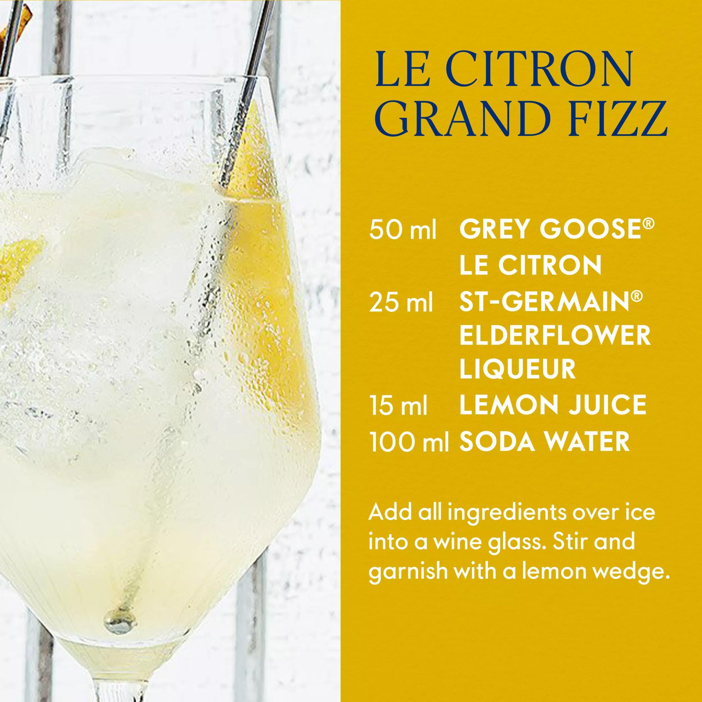 Grey Goose Le Citron vodka 70cl (British brand)