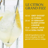 Grey Goose Le Citron vodka 70cl (British brand)