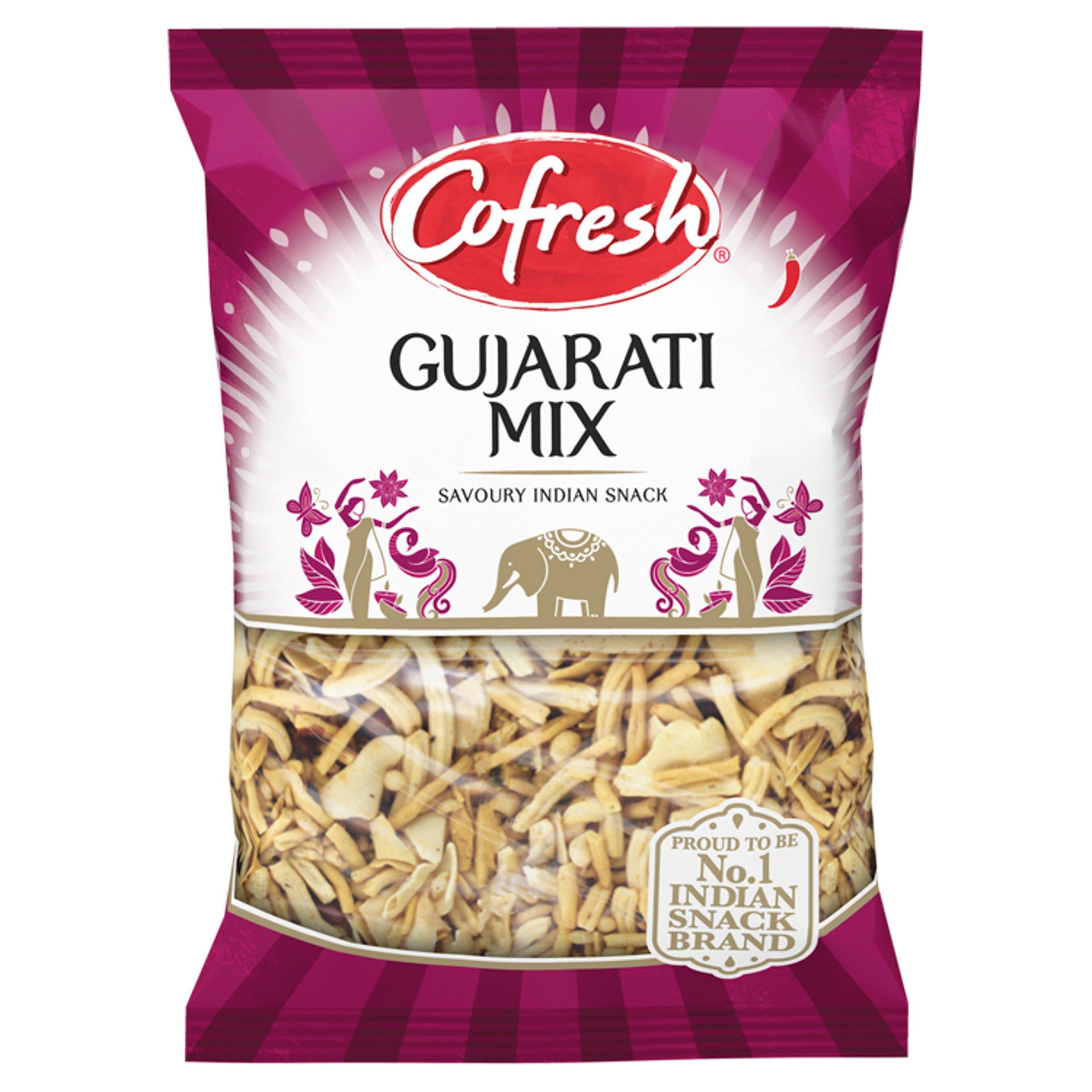 Cofresh Gujarati Mix savoury snack 325g, imported from the UK