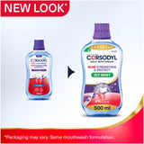 Corsodyl Icy Mint mouthwash 500ml - British product