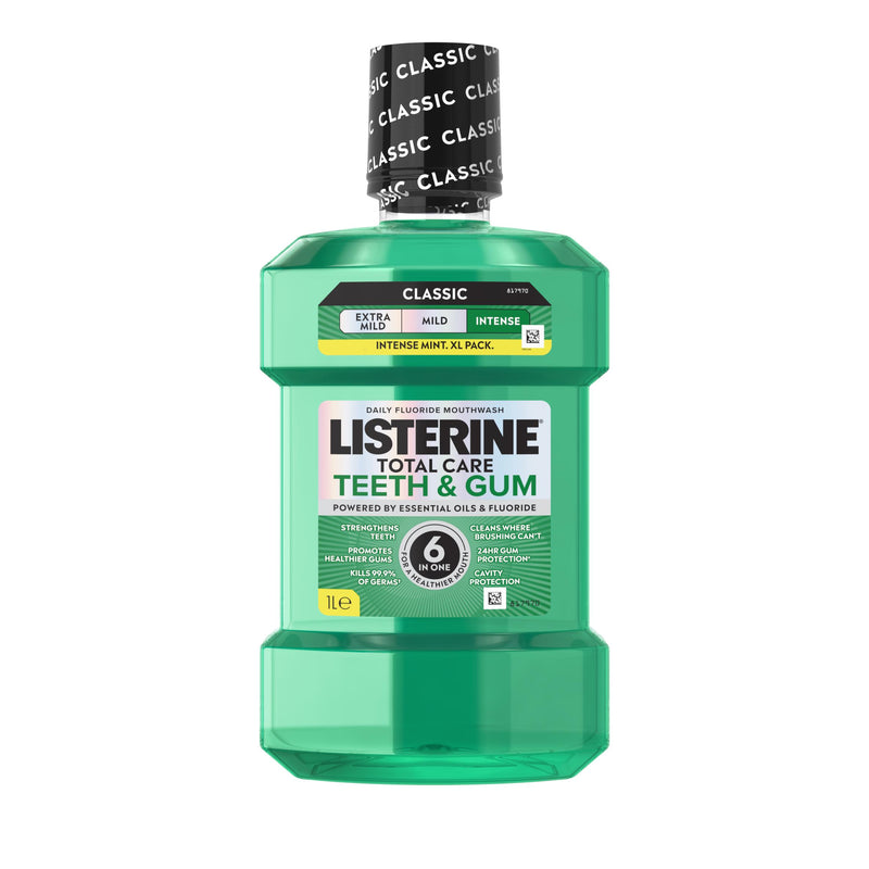 Listerine Total Care Fresh Mint mouthwash 1L - British product