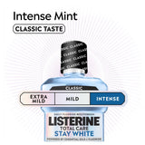 Listerine Total Care Stay White Arctic Mint mouthwash 500ml (British brand)