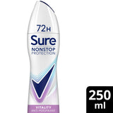 Sure Vitality Anti-Perspirant Aerosol 250ml (British brand)