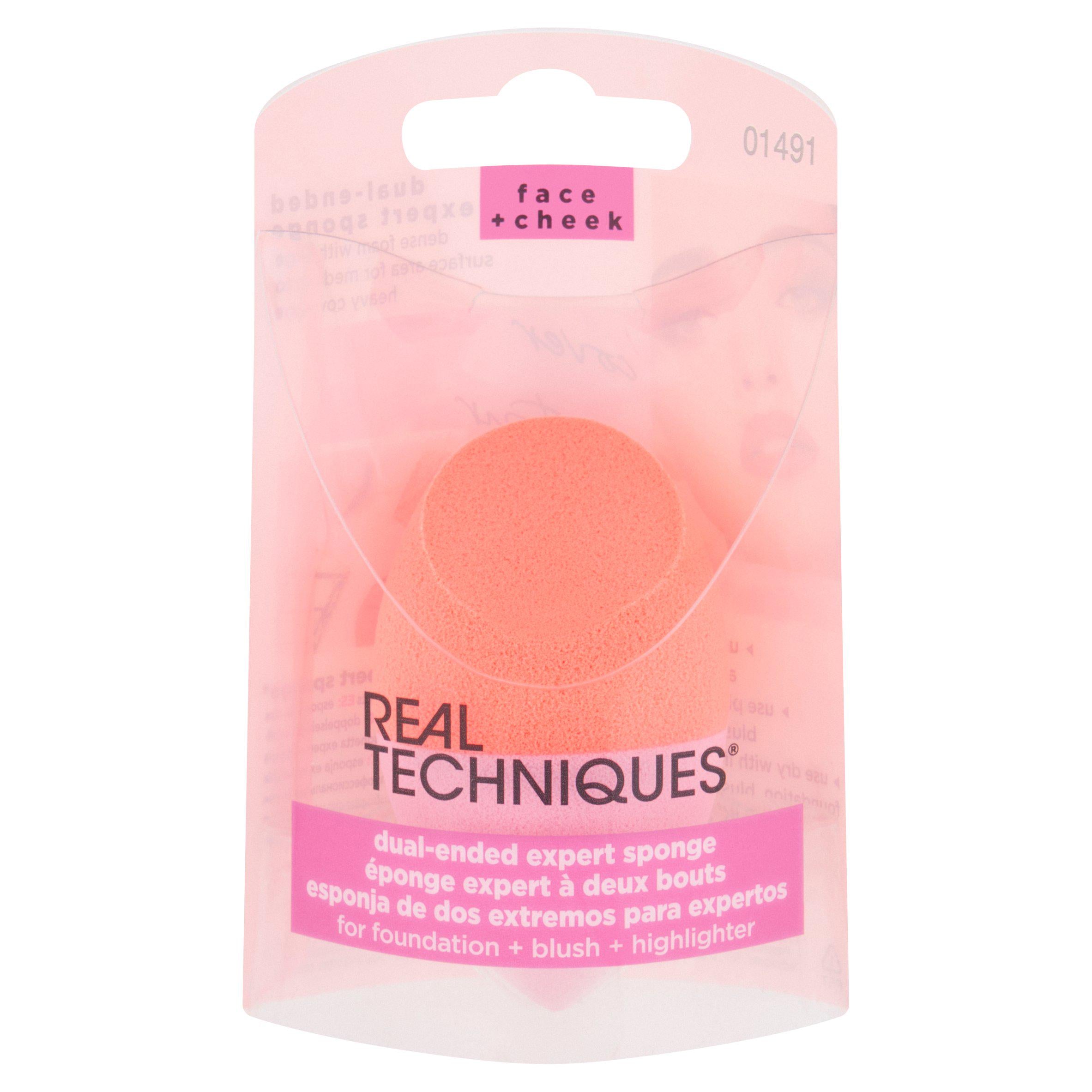 Real Techniques dual ended expert sponge makeup tool, imported from the UK