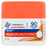 Sainsbury's Odourless Garlic tablets 90 count - British product