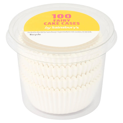 Sainsburys Sainsbury's Fairy Cake Cases - Baking Paper Cases - 100 Count- Buy online at McGrocer