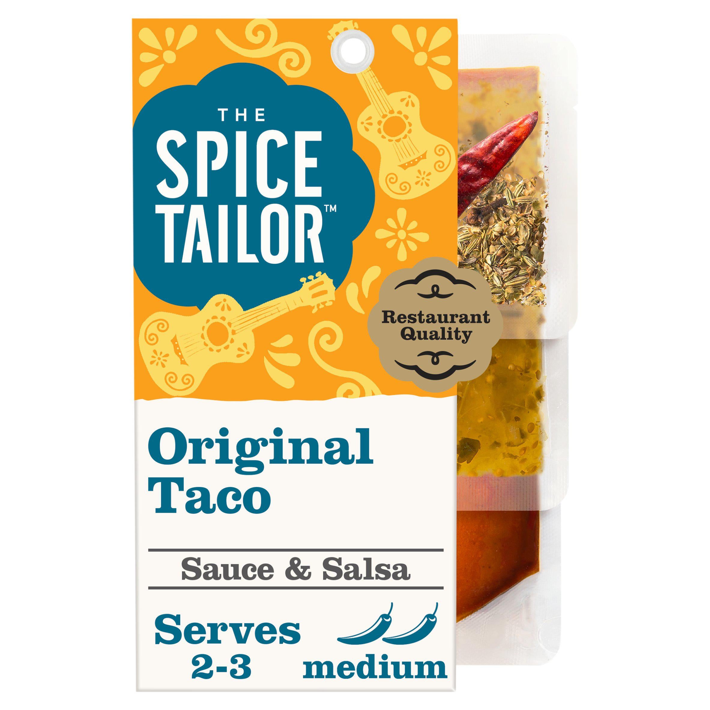 Spice Tailor Mexican Taco Kit 245g, imported from the UK