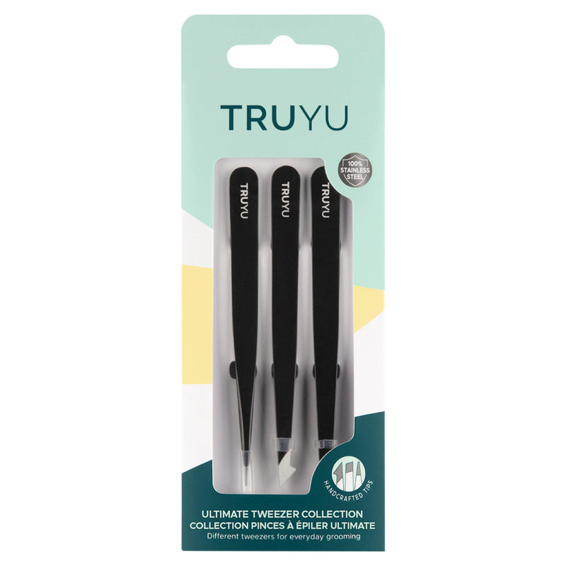 Truyu by QVS 3 Tweezer Tips set - British product