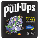 Huggies Pull Ups night time pants size 6, imported from the UK